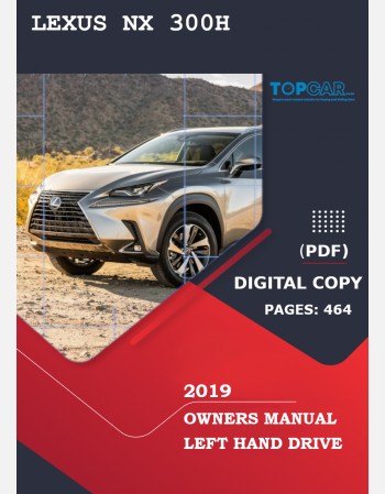 2019 lexus nx 300h owners manual